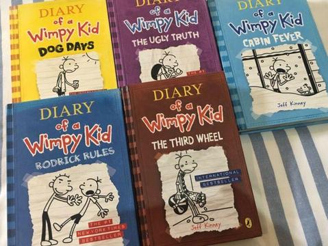 Diary of a Wimpy Kid hardcover books 