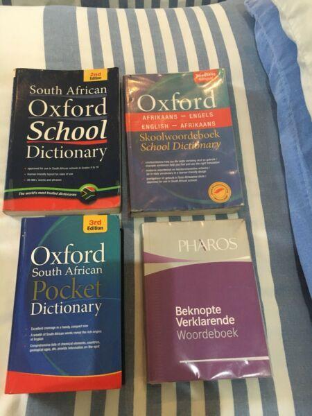 Oxford and Pharos School Dictionaries  