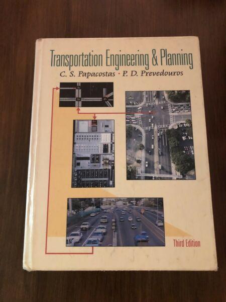 Transportation Engineering & Planning 3rd Edition Papacostas & Prevedouros 