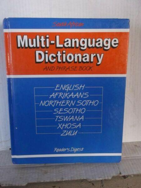 South African Multi-Language Dictionary and Phrase book(Reader's Digest) 