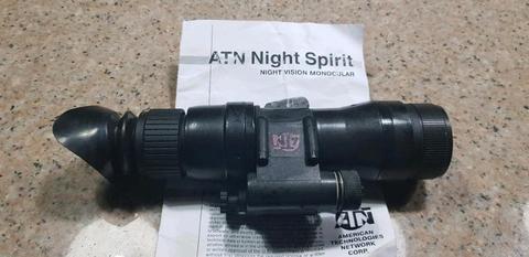 ATN nightvision monocular scope  