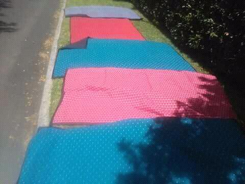 I sell waterproofed picnic blankets 