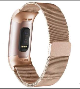 Rosegold strap for Fitbit Charge 3 