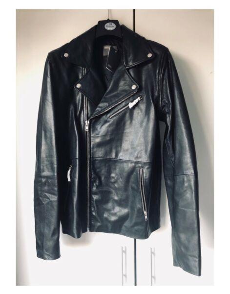 Mens Large ASOS Leather Jacket 
