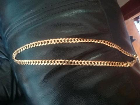 9ct gold mens chain 30 grams 