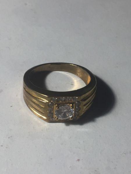 Men’s 18K Gold Plated Ring 