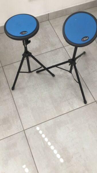 SILENT DRUM PAD & STAND x2 