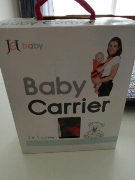 Baby carrier, diaper bin and kids chalk board for sale 
