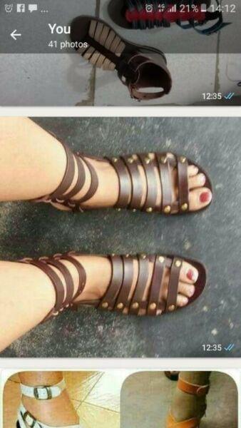 Leather Sandals for women & man 
