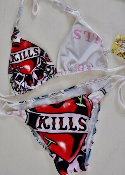 Vintage Don Ed Hardy Bikini 