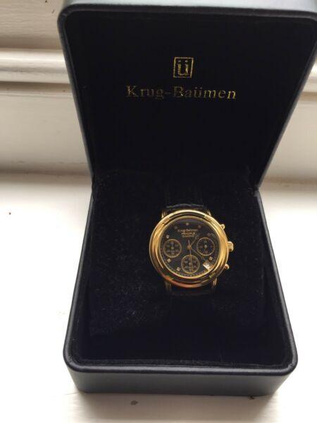 Krug Baumen Principal Diamond Watch 