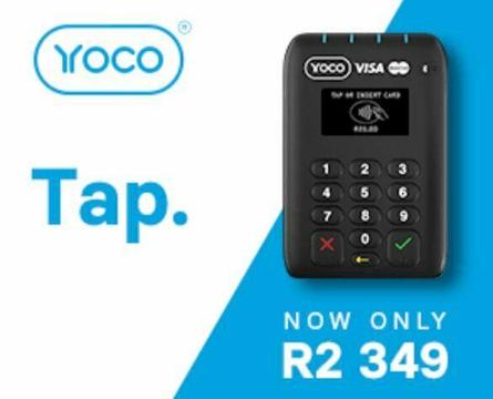 Accept card payments with a YOCO card machine 