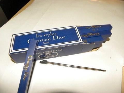 Ball pen cartridge medium blue, CHRISTIAN DIOR (collectibles) , Pencil and eraser cartridge  