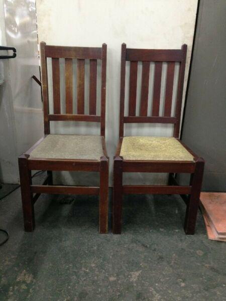 R490.00 … For Both Old Teak Chairs. 