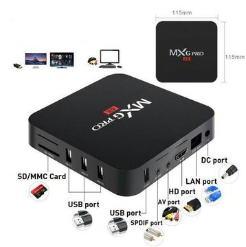 MXQ 4K PRO UHD Android TV Box 