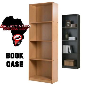 Bookcases available in beach and wenge  