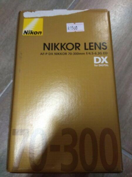 Nikon 70-300mm f4.5-6.3G ED AF-P DX Lens 