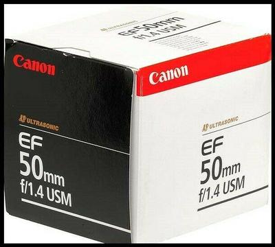 CANON EF 50mm f/1.4 USM LENS : 