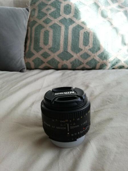 Nikon 50mm f/1.8 lens 