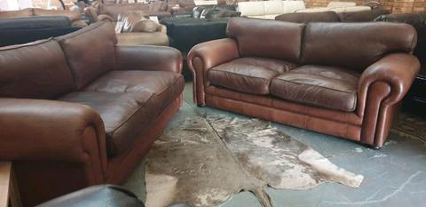 Full leather couches in good condition R 14500 for both 