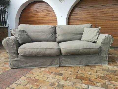 Lovely Coricraft Slipcover Couch 2.3 mtrs for Sale and My Price Negotiable Call Bobby 0764669788  