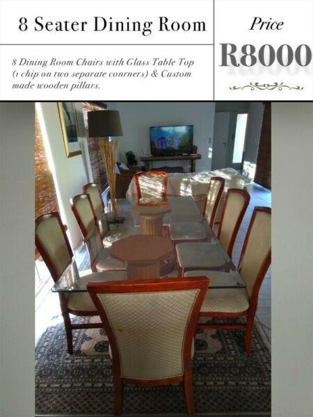 8 Seater Dining Room Set 
