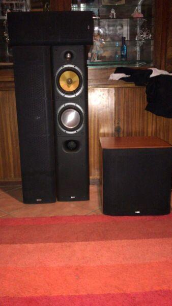 B&W Speakers and subwoofer 