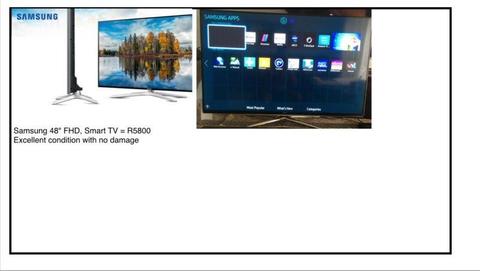 Samsung 48 inch FHD Smart tv for sale  
