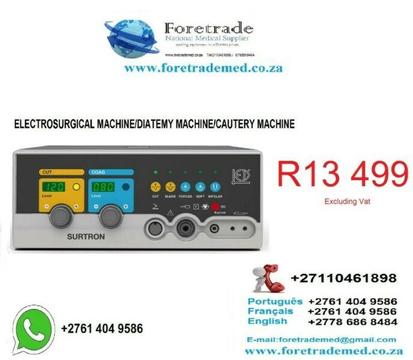 Diatemy/cautery/electrosurgical machine for only R13499 its on special contact patrick on 011046189 