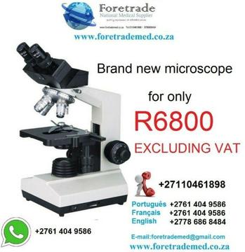 Brand new binocular microscope for only R6800 its on special contact patrick on 0110461898 