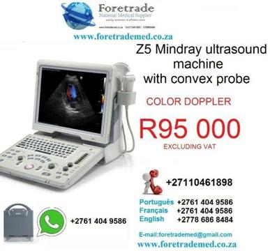 Brand new Z5 Mindray ultrasound machine for only R95000 its on special contact patrick on 0110461898 