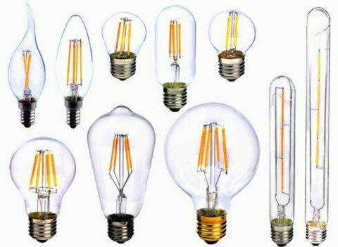 E27 4WCOB LED Vintage Retro Edison Filament Light Bulb Xmas Lamp Globe ST64 T30-185 G80 T4 
