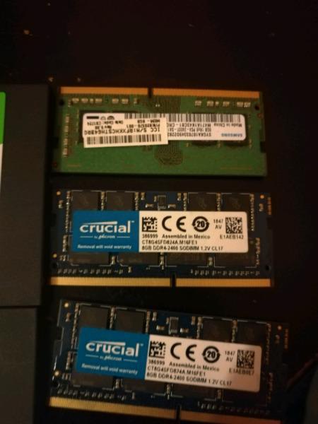SSD AND LAPTOP RAMS FOR SALE 