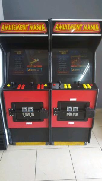 Coin operated arcade video games 