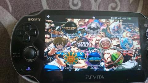 128gb ps vita modded with games 