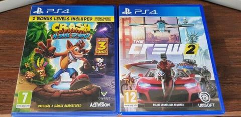 PS4 Games Crash Bandicoot Nsane Trilogy & The Crew 2 