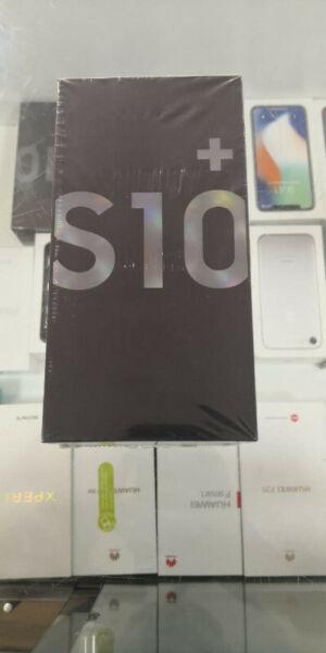 THE NEW 512GB Prism Black Samsung Galaxy S10 PLUS Sealed In The Box With Accessories And Warranty 