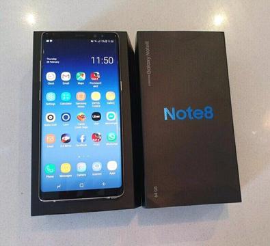 New Samsung Galaxy Note 8 With Box + Proof of Purchase  