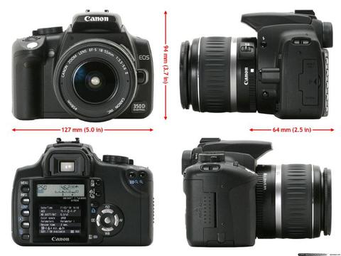 Canon EOS 350D Digital SLR Camera and Accessories 