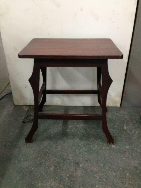 R140.00 … Small Table With Ornate Legs. Size: 62 X 32 X 58cm. 