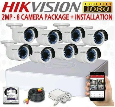 HIKVISION CCTV 8 CAMERA SYSTEM 