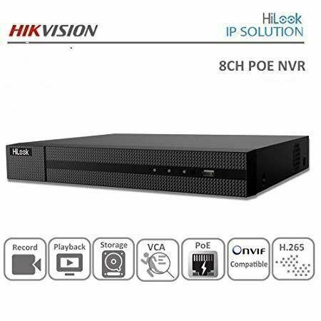 Hikvision Hilook NVR-108MH-C HD 8 Channel NVR PoE Security CCTV Network Video Recorder ONVIF 