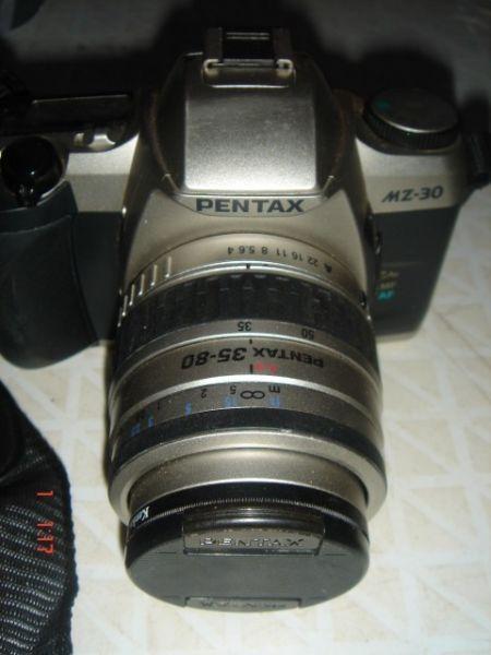 PENTAX MZ30, 35mm film camera+ Lens Pentax 35-80 