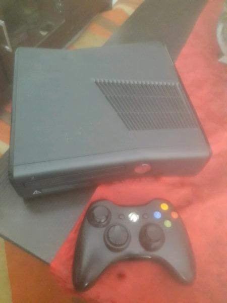 Xbox 360 console with controller  