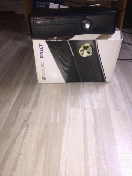 Xbox 360 with 2 controls and 5games for sale  