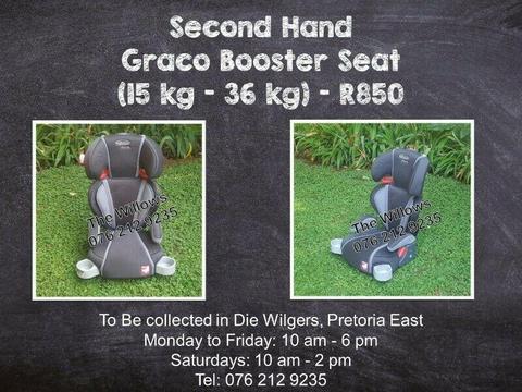 Second Hand Graco Trilogic Booster Seat (15 kg - 36 kg) 