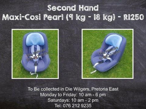 Second Han Maxi-Cosi Pearl (9 kg - 18 kg) 