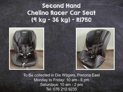 Second Hand Chelino Racer Car Seat (9 kg - 36 kg) 