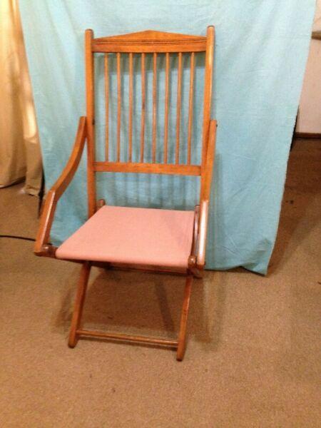 R190.00 … Old Fold Up Chair. 