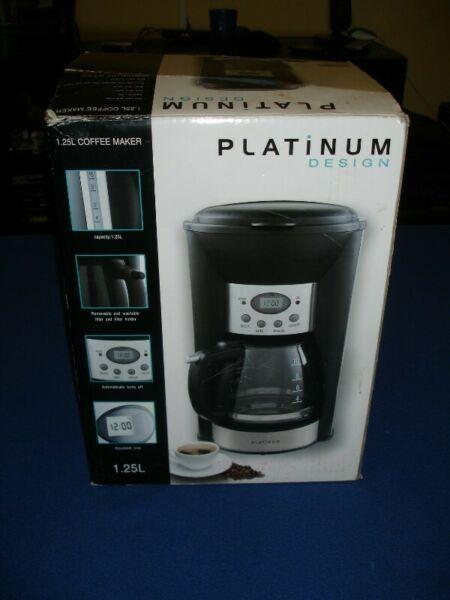 Platinum Design 1.25L COFFEE MAKER 